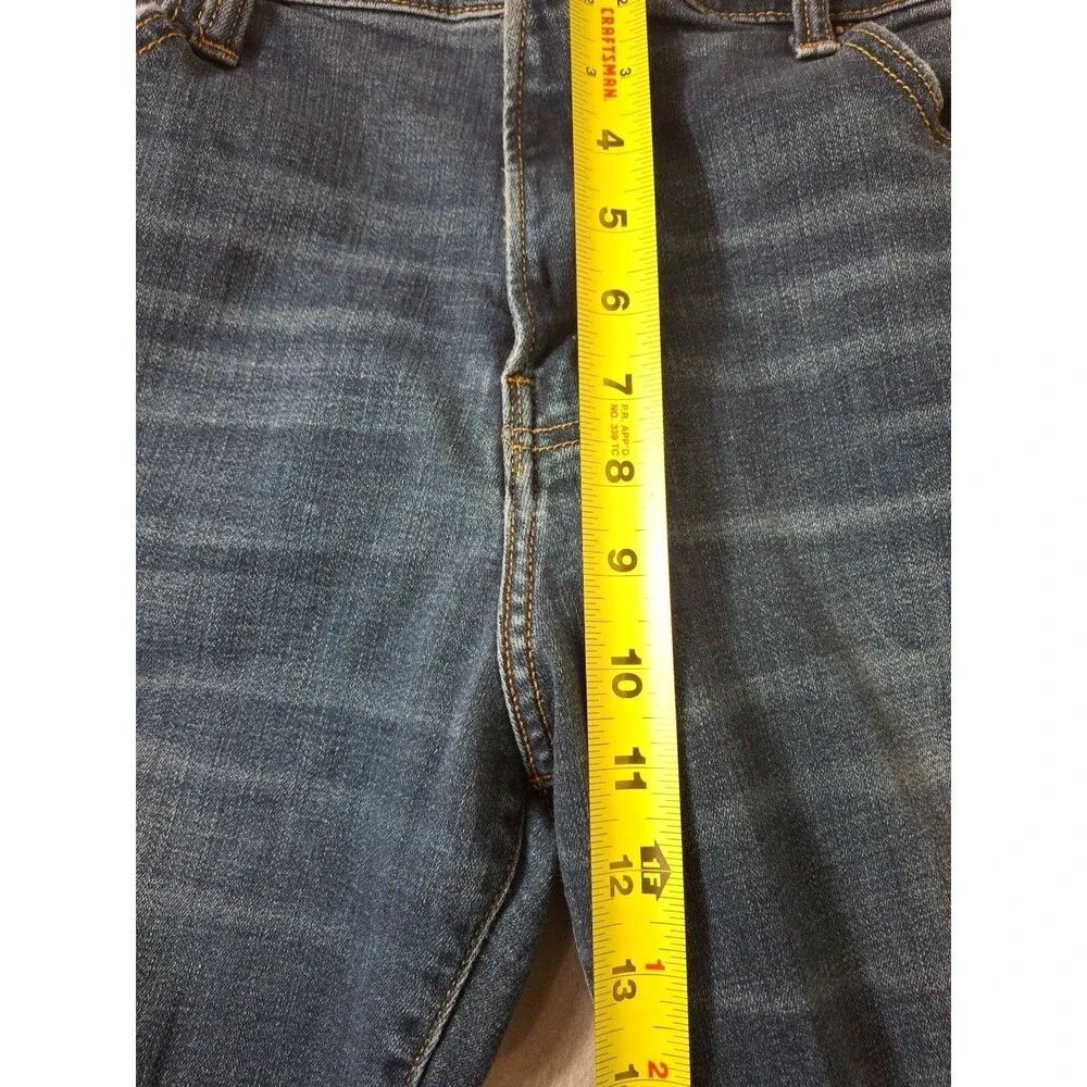 Lucky Brand Jeans Mens 38X30 221 Straight Blue Denim 5 Pocket Whiskered